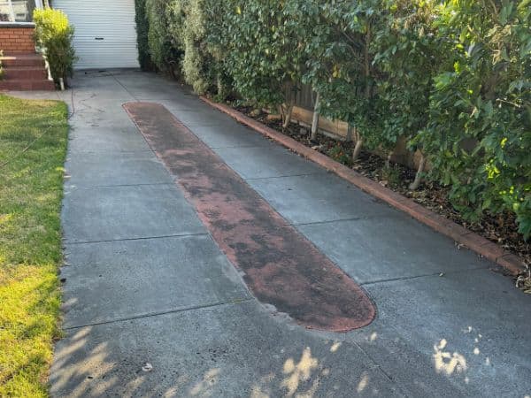 Before: Driveway Cleaning
