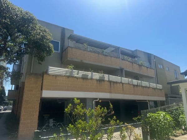 Facade before cleaning